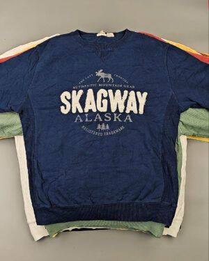 Толстовки муж BLUE CAN 084 - Сток оптом