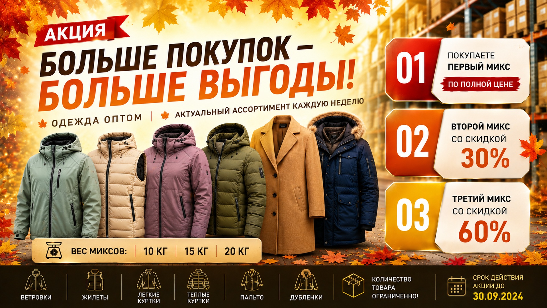 Одежда сток оптом
